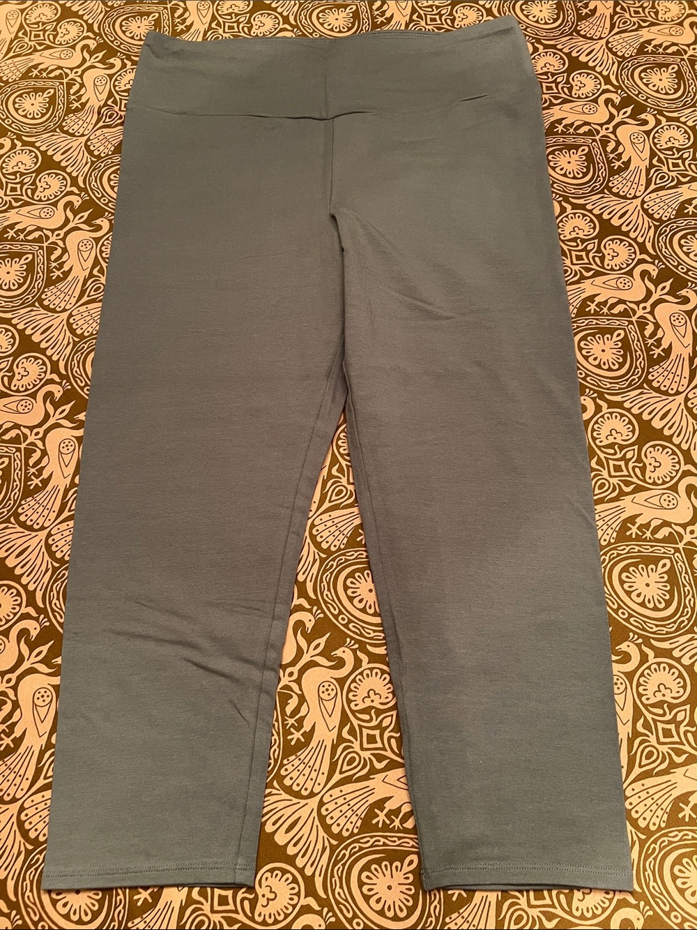 zuda Olive/Army Green Ankle Leggings
